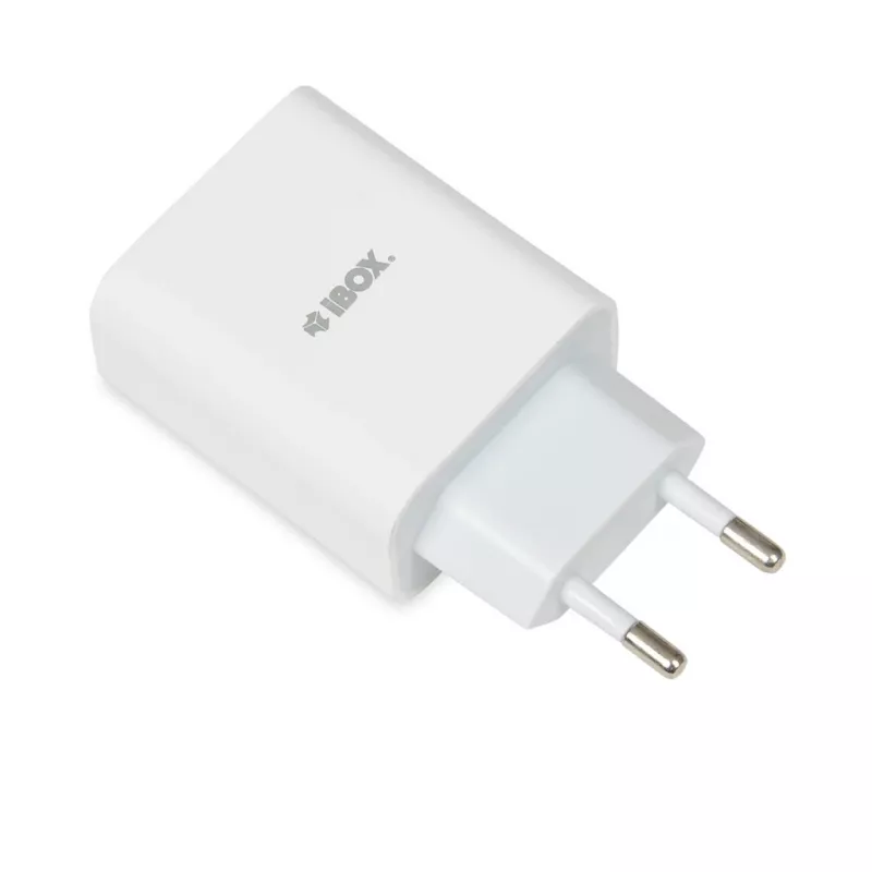 Ładowarka sieciowa iBox C-36 uniwersalna biała USB szybkie ładowanie