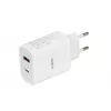 Ładowarka sieciowa iBox C-36 uniwersalna biała USB szybkie ładowanie