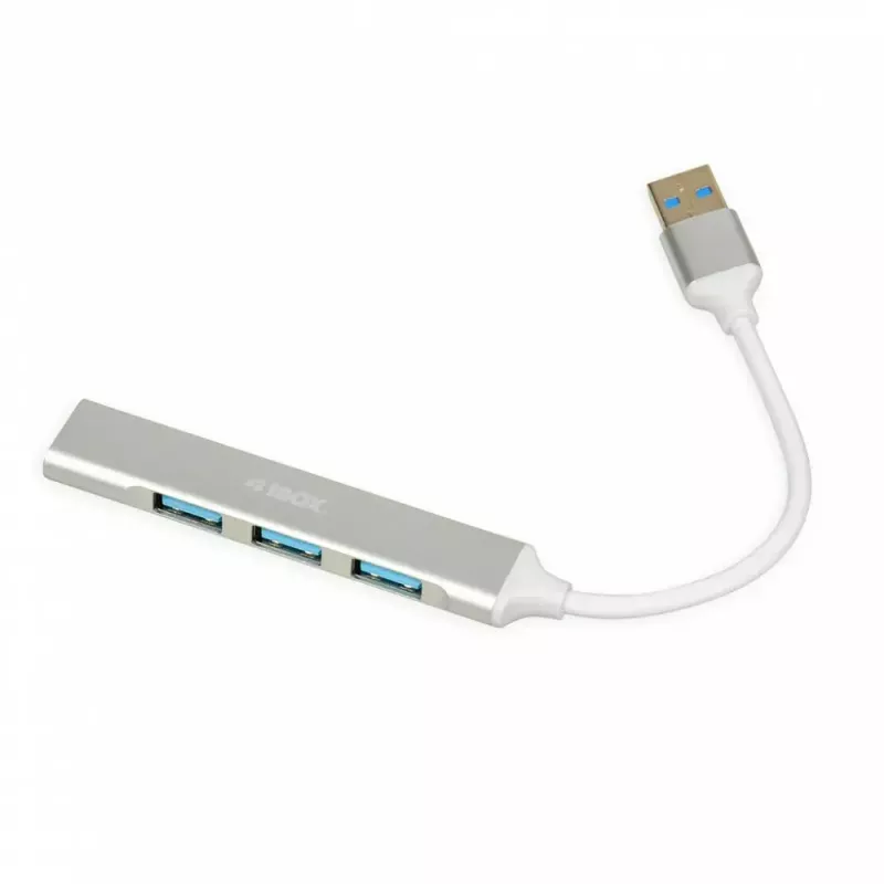 Koncentrator USB IBOX IUH3FAS — 1× USB 3.0, 3× USB 2.0