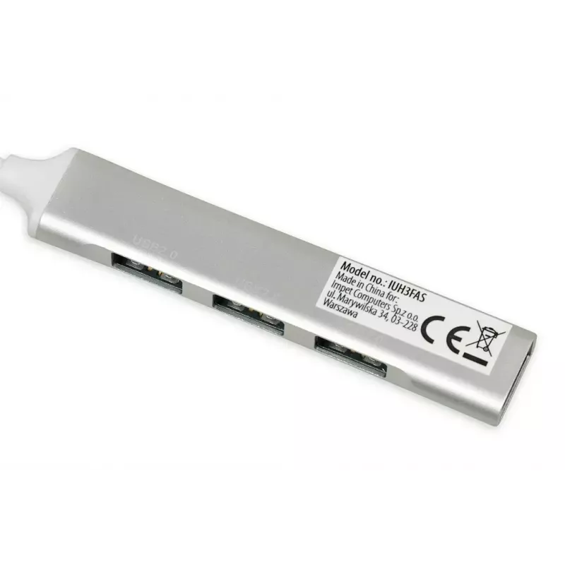 Koncentrator USB IBOX IUH3FAS — 1× USB 3.0, 3× USB 2.0