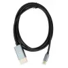 Adapter kabla wideo IBOX ITVCDP4K USB Typu-C do DisplayPort 1,8 m Czarny
