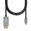 Adapter kabla wideo IBOX ITVCDP4K USB Typu-C do DisplayPort 1,8 m Czarny