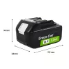Bateria zielony Cell PTMA18V5 litowo-jonowa 5Ah 600g
