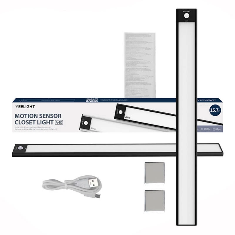Yeelight Closet Light YLBGD-0045 Czujnik ruchu światło do szafy 40 cm czarny 4000 K