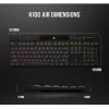Klawiatura K100 RGB Air Wireless Ultra Thin Cherry MX