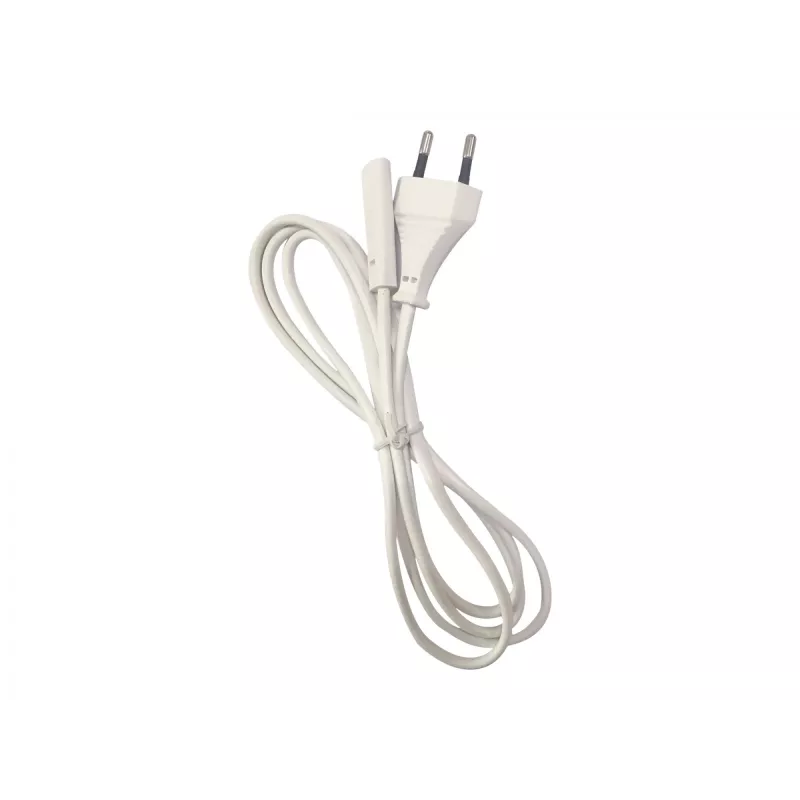 Kabel zasilający Gembird PC-184/2-W — 1,8 m, wtyczka typu C do łącznika C8, biały