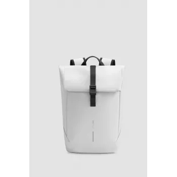 Plecak na laptopa XDDESIGN Urban Flap-Top P706.2613 — biały, konstrukcja z klapą, elementy antykradzieżowe