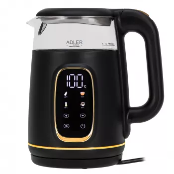 ADLER AD 1305 czajnik elektryczny czarno-złoty