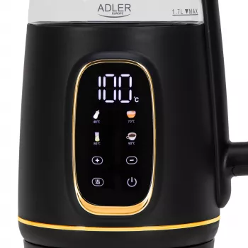 ADLER AD 1305 czajnik elektryczny czarno-złoty