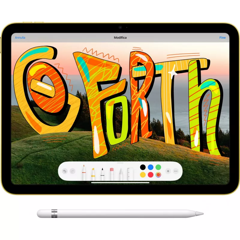 Apple iPad 10. gen. 10,9 cala Wi-Fi 64 GB - Srebrny, 27,7 cm (10,9), 2360 x 1640 pikseli, 64 GB, iPadOS 16, 477 g, Srebrny
