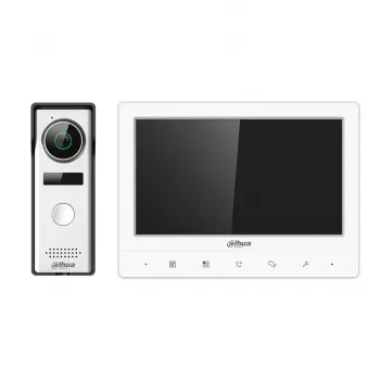 Dahua Jednorodzinny analogowy wideodomofon zestaw stacja bramowa VTO1000J , kamera CMOS 1,3 MPx KTA02