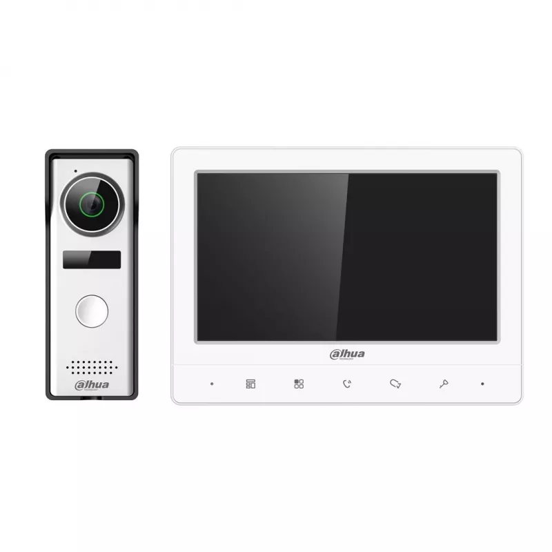 Dahua Jednorodzinny analogowy wideodomofon zestaw stacja bramowa VTO1000J , kamera CMOS 1,3 MPx KTA02