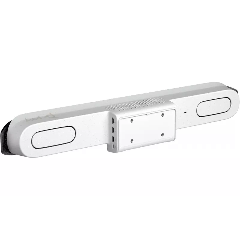 HP POLY POLY Studio X52 All‑In‑One Video Bar — 4K UHD, 30 fps, 95° FOV, 5x zoom cyfrowy, Wi‑Fi, Bluetooth, Android, Biały
