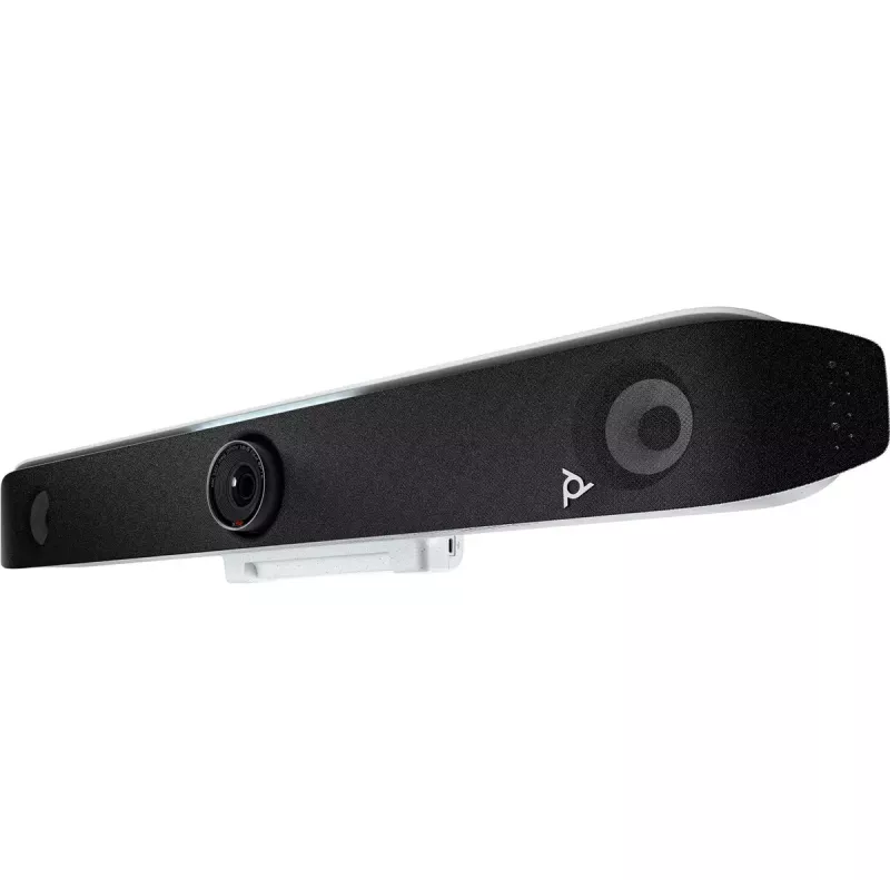 HP POLY POLY Studio X52 All‑In‑One Video Bar — 4K UHD, 30 fps, 95° FOV, 5x zoom cyfrowy, Wi‑Fi, Bluetooth, Android, Biały