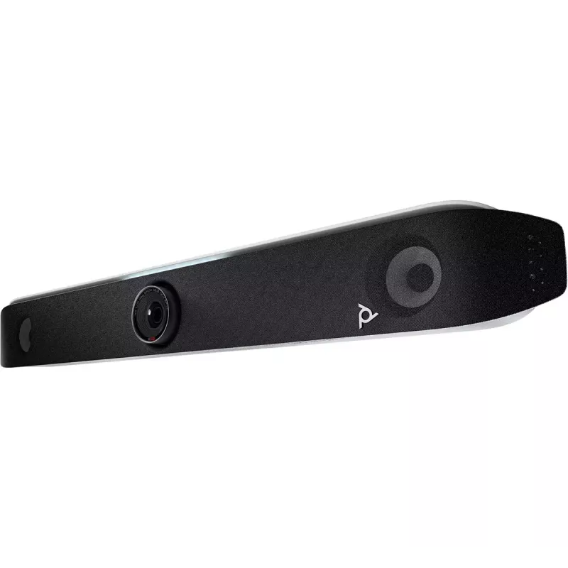 HP POLY POLY Studio X52 All‑In‑One Video Bar — 4K UHD, 30 fps, 95° FOV, 5x zoom cyfrowy, Wi‑Fi, Bluetooth, Android, Biały