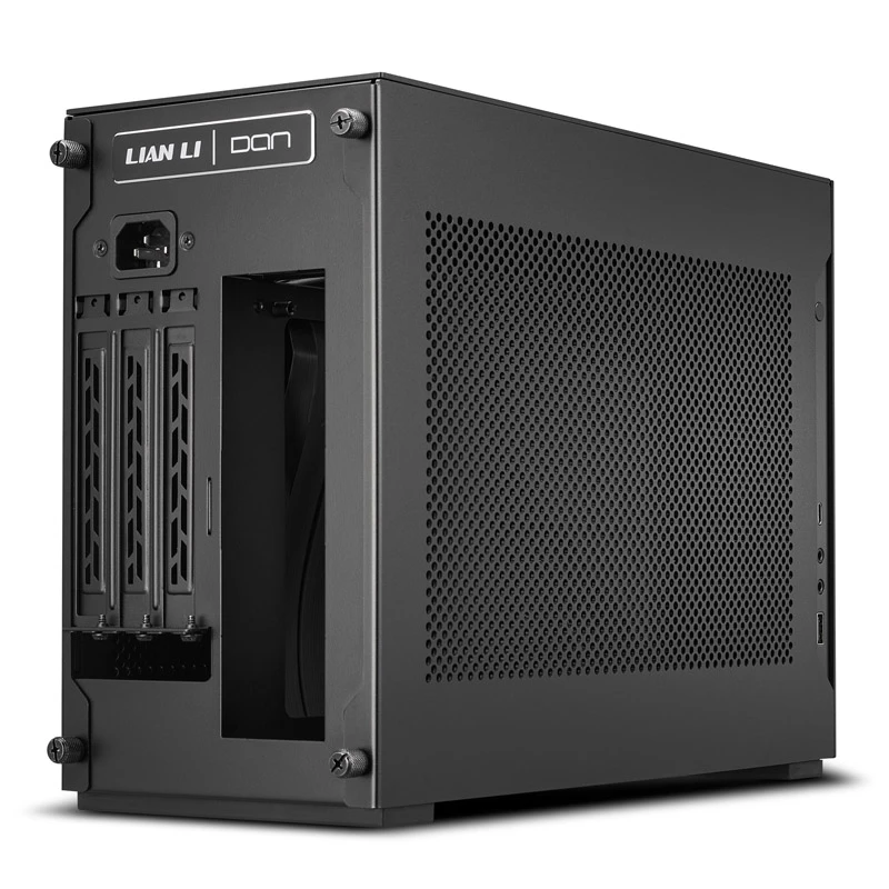 Obudowa Lian Li A4-H2O X4 Mini-ITX, kabel riser PCIE 4.0 - czarna (A4-H2O X4) | ITwork