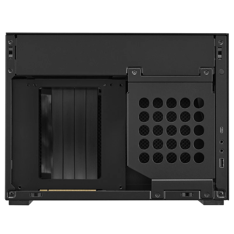 Obudowa Lian Li A4-H2O X4 Mini-ITX, kabel riser PCIE 4.0 - czarna (A4-H2O X4) | ITwork