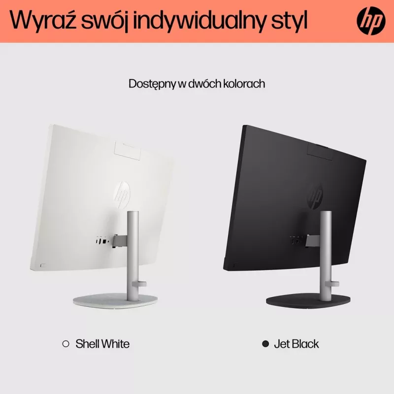 HP 24-cr0312nw AMD Ryzen™ 5 7520U 60,5 cm (23.8) 1920 x 1080 px All-in-One PC 16 GB LPDDR5-SDRAM 512 GB SSD Windows 11 Home Wi-Fi 6 (802.11ax) Biały