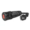 Kabel do ładowania pojazdów elektrycznych zielony Cell EVAK01, Type 1 na Schuko, 16 A, 230–400 V, 0,4 m, czarny