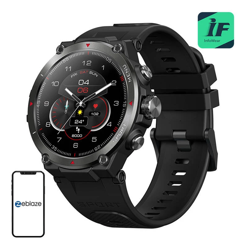Smartwatch Zeblaze Stratos 2 (czarny)