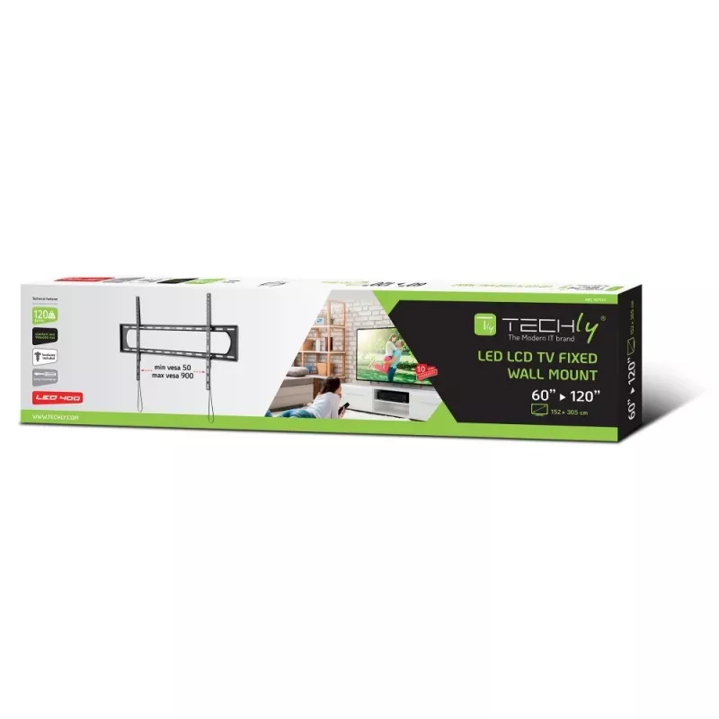 Uchwyt ścienny do telewizora 60-120 LED/LCD 120kg cienki 35mm