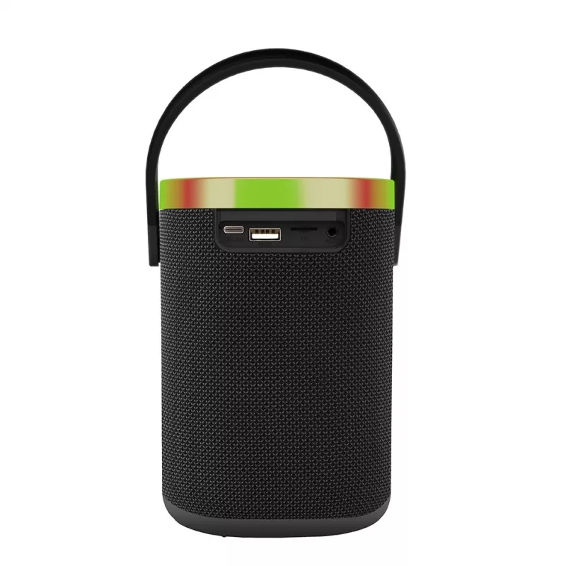 Głośnik przenośny GEMBIRD SPK-BT-LED-06, Bluetooth, wbudowane diody LED, akumulator