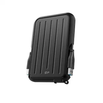 Zewnętrzny dysk twardy Silicon Power A66 2TB USB 3.2 Gen 1 (USB-A) Czarny, zasilany z USB, wodoodporny