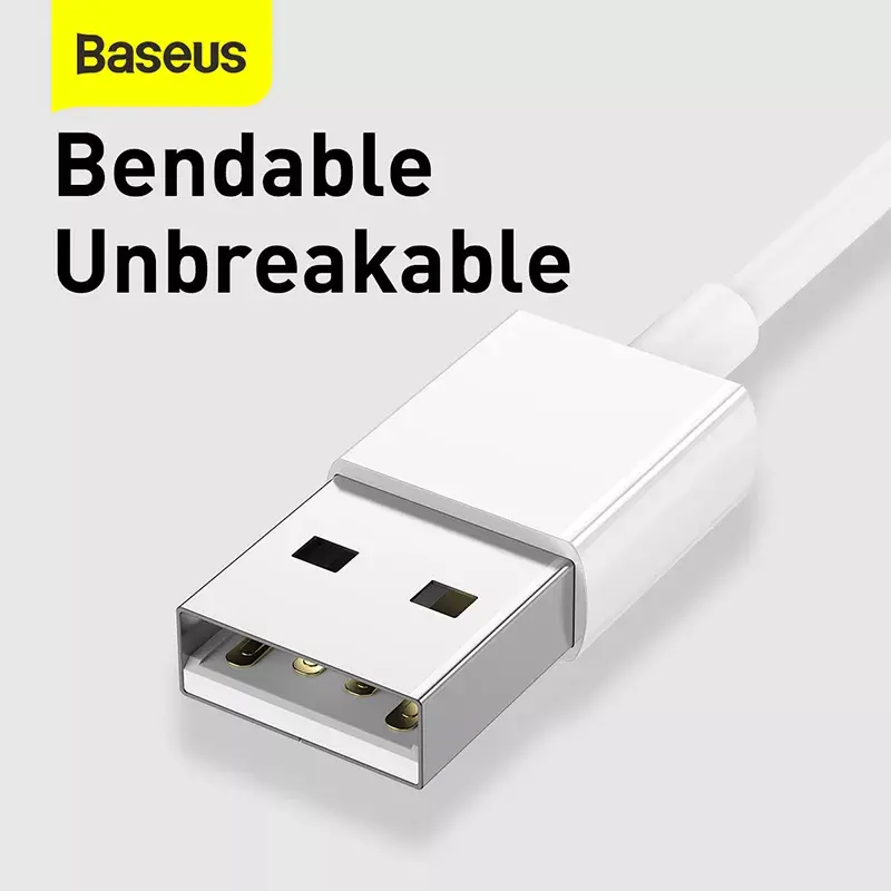 Kabel USB Baseus Superior USB 2.0 1,5 m USB A USB C/Micro USB A/Lightning Biały
