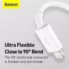Kabel USB Baseus Superior USB 2.0 1,5 m USB A USB C/Micro USB A/Lightning Biały