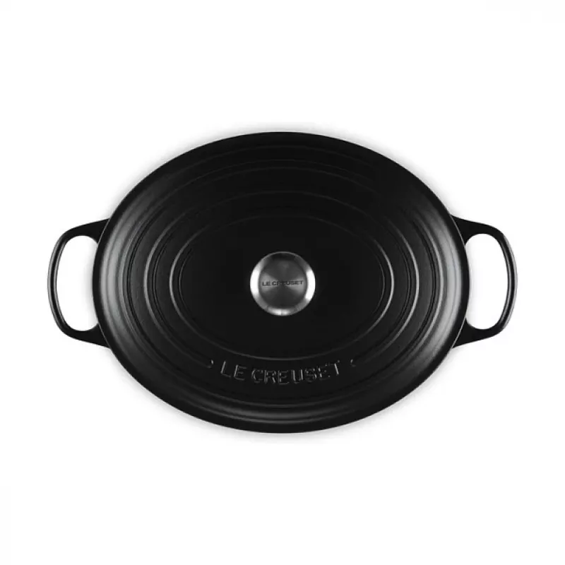 Le Creuset Signature Roaster Czarny Oval 33 cm