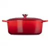 Le Creuset Signature ovalna brytfanna Cherry czerwony 33 cm