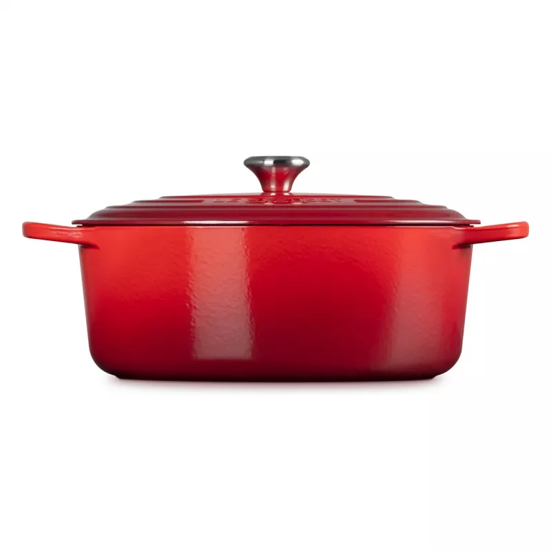 Le Creuset Signature ovalna brytfanna Cherry czerwony 33 cm