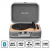 Walizkowy gramofon Lenco TT-116GR przenośny odtwarzacz winylowy z Bluetooth 5.0, USB, AUX, wbudowanymi głośnikami, 4W, obsługuje płyty 7/10/12 cali
