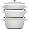 Staub La Cocotte 4.2 L okrągły żeliwny garnek do zapiekania