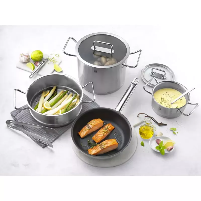 Uniwersalna patelnia ZWILLING Pro 24 cm Stal nierdzewna Okrągła