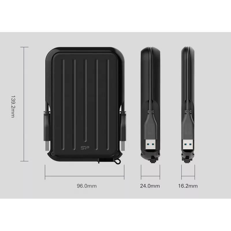 Zewnętrzny dysk twardy Silicon Power 4TB USB Type-A 3.2 Gen 1 A66
