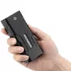 Lampka rowerowa Rockbros z funkcją powerbanku + kabel USB-C do USB-A, 850 lm, czarna