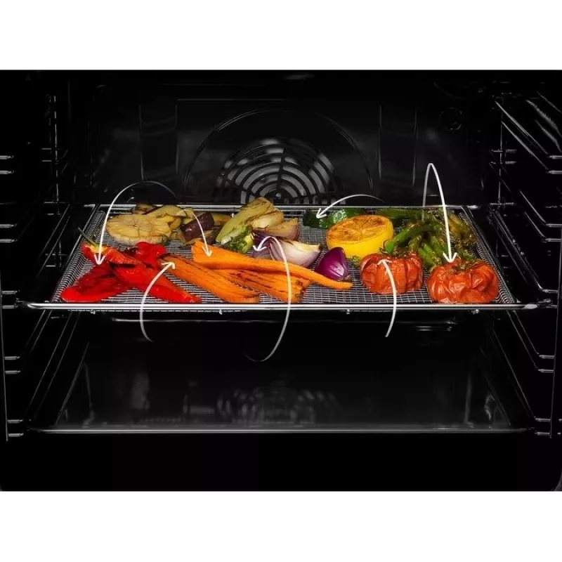 Tacka do smażenia na powietrzu Electrolux E9OOAFWM stal nierdzewna ruszt 468×24 mm do kompatybilnych piekarników i frytkownic powietrznych