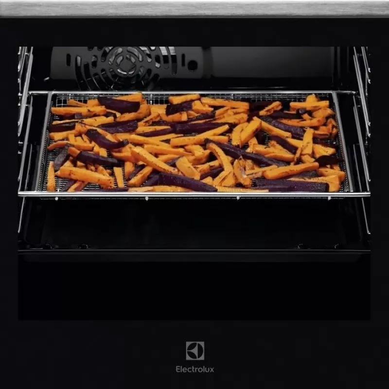 Tacka do smażenia na powietrzu Electrolux E9OOAFWM stal nierdzewna ruszt 468×24 mm do kompatybilnych piekarników i frytkownic powietrznych