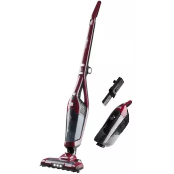 Concept VP4136 odkurzacz pionowy/szczotka elektryczna 2-w-1 odkurzacz pionowy AC na sucho i mokro Bezworkowy 0,6 l 100 W Czarny, Czerwony