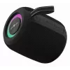 Mono portable speaker GEMBIRD GMB Audio SPK-BT-LED-05-BK — 8 W RMS, przetwornik 6,6 cm, Bluetooth, obsługa MicroSD, czarny cylinder
