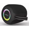 Mono portable speaker GEMBIRD GMB Audio SPK-BT-LED-05-BK — 8 W RMS, przetwornik 6,6 cm, Bluetooth, obsługa MicroSD, czarny cylinder