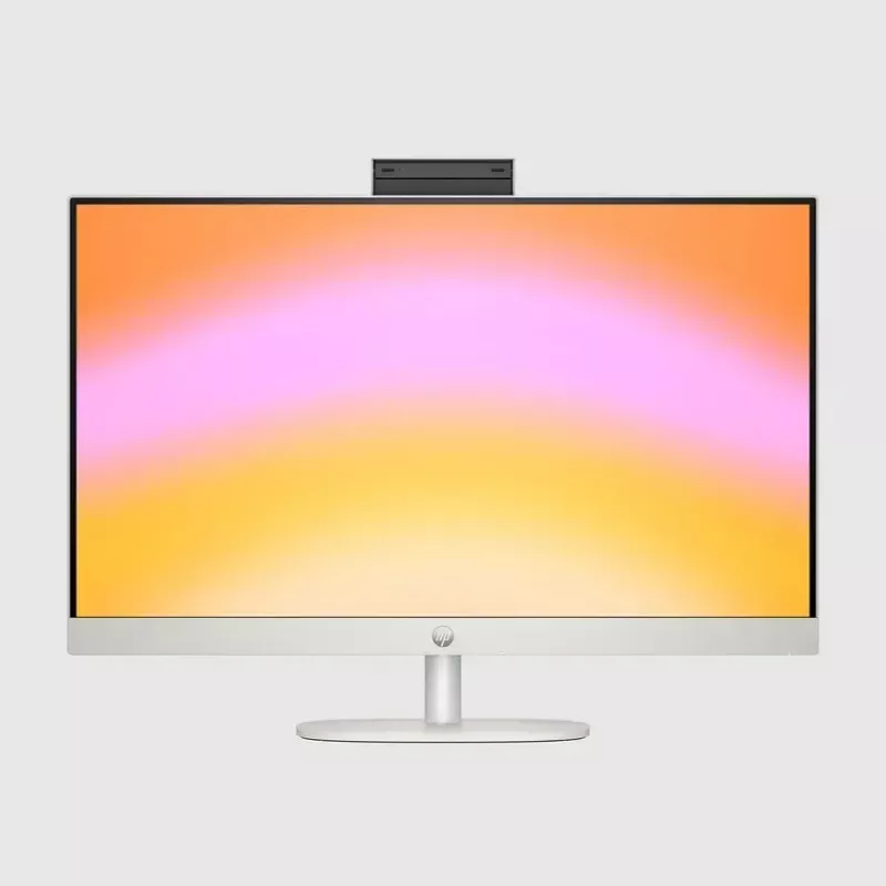 Komputer All-in-One HP 27-cr0232nw — AMD Ryzen 5 7520U, 16 GB RAM, 512 GB SSD, 27 cali FHD, Windows 11 Home, Wi‑Fi 6 (biały)