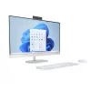 Komputer All-in-One HP 27-cr0232nw — AMD Ryzen 5 7520U, 16 GB RAM, 512 GB SSD, 27 cali FHD, Windows 11 Home, Wi‑Fi 6 (biały)