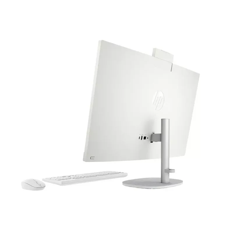 Komputer All-in-One HP 27-cr0232nw — AMD Ryzen 5 7520U, 16 GB RAM, 512 GB SSD, 27 cali FHD, Windows 11 Home, Wi‑Fi 6 (biały)