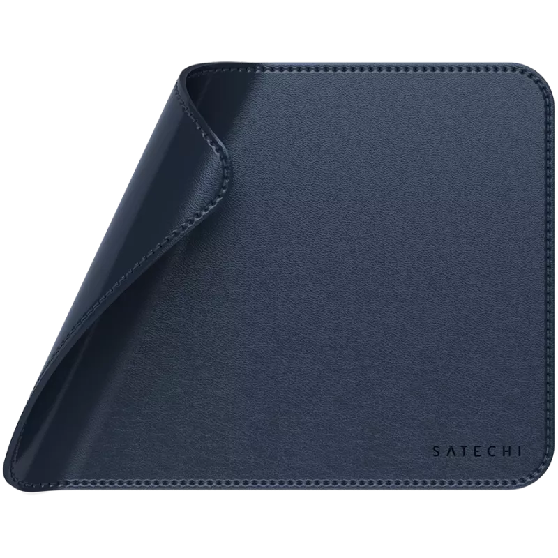 Satechi Premium mysz Pad - Podkładka pod mysz ze skóry wegańskiej (niebieska)