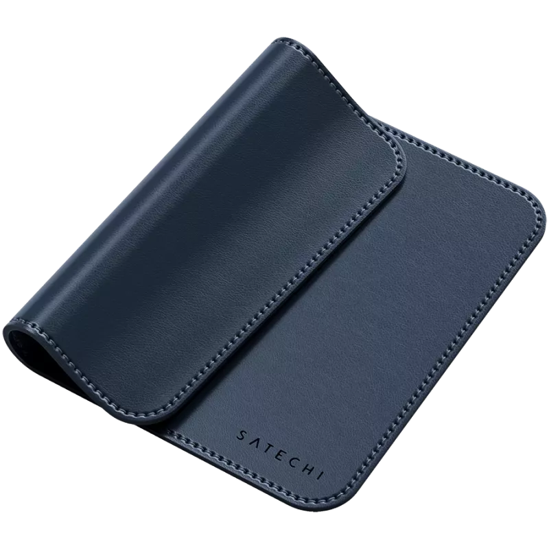 Satechi Premium mysz Pad - Podkładka pod mysz ze skóry wegańskiej (niebieska)