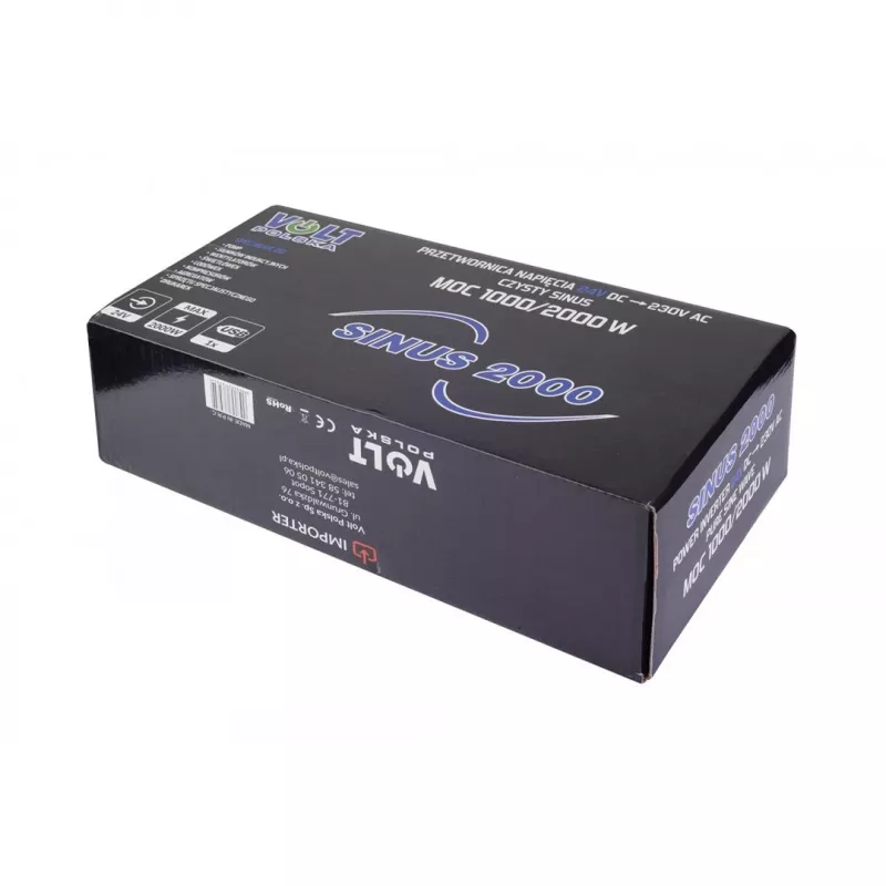 Przetwornica napięcia SINUS SINUS-2000/24 — 2000W DC 24V na AC