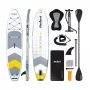 Deska SUP Rebel RBA-4501 biały – Pompowana deska SUP, jednoosobowa