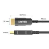 Kabel HDMI UNITEK C11072BK-50M 50m 18 Gbit/s 2.0 Czarny